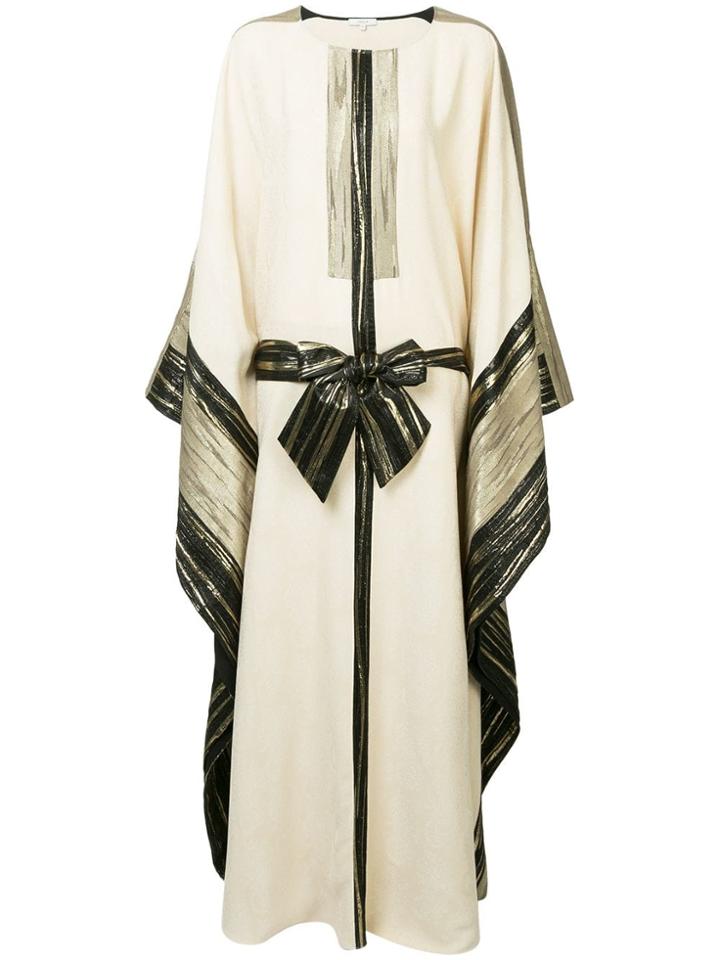 Layeur Long Flared Dress - Nude & Neutrals
