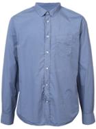 Officine Generale Long-sleeve Fitted Shirt - Blue
