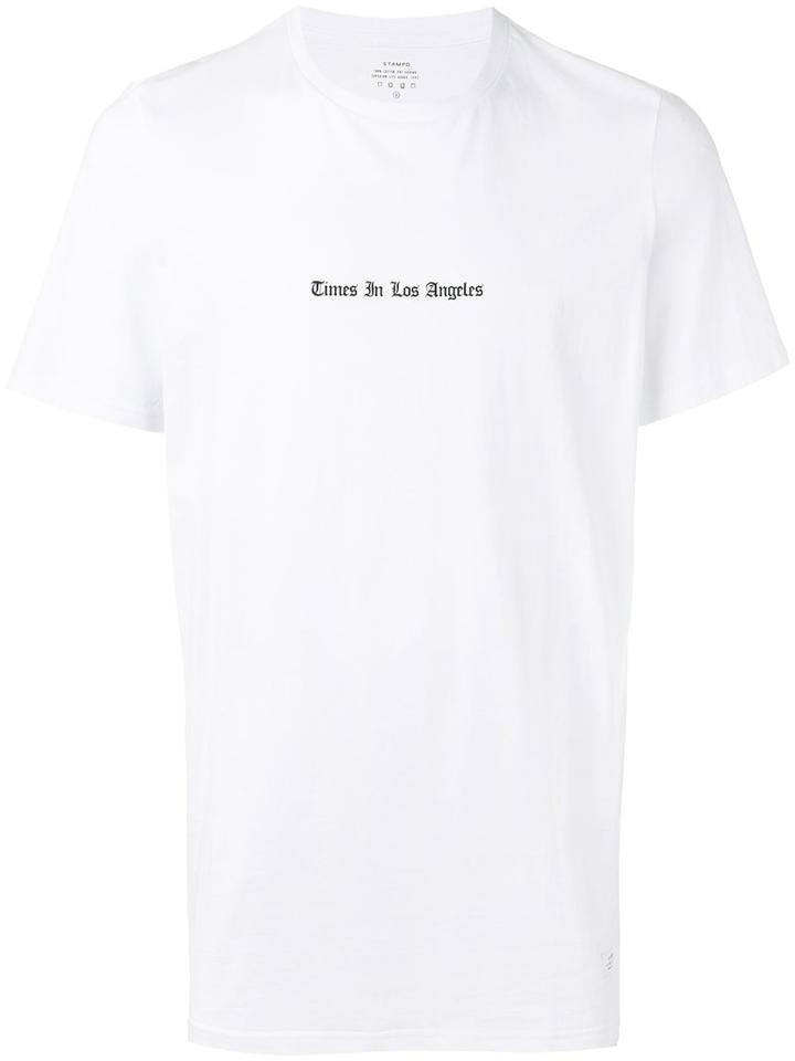 Stampd Times In T-shirt, Men's, Size: Medium, White, Cotton
