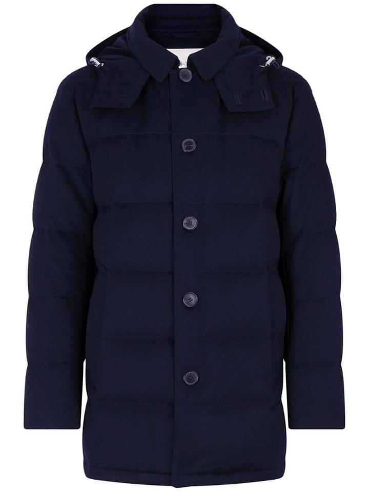 Mackintosh Auchavan Navy Storm System Wool Down Jacket Gd-001 - Blue