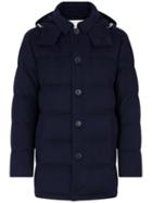 Mackintosh Auchavan Navy Storm System Wool Down Jacket Gd-001 - Blue