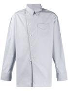 Salvatore Ferragamo Zip-fastened Sports Shirt - Blue