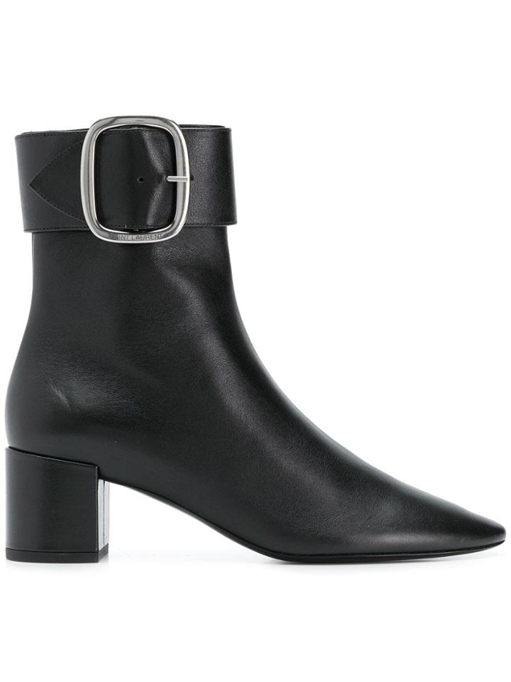 Saint Laurent Loulou 50 Ankle Boots - Black