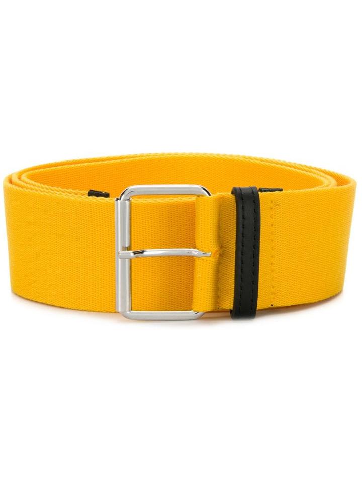 Erika Cavallini Buckle Belt - Yellow
