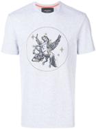 Mr & Mrs Italy Pegasus Embroidered T-shirt - Grey