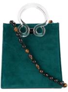 Lizzie Fortunato Jewels Clear Handle Shoulder Bag - Green