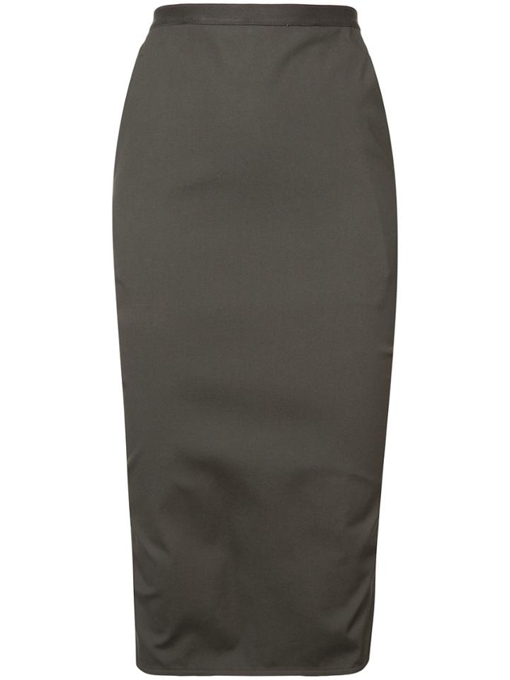 Rick Owens Soft Pillar Skirt - Grey