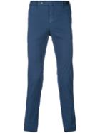 Pt01 Super Slim Chino Trousers - Blue