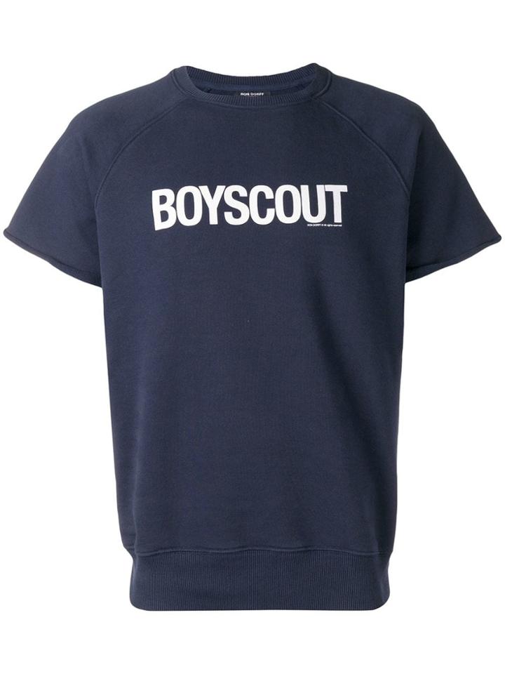 Ron Dorff Boyscout Shortsleeved Sweatshirt - Blue