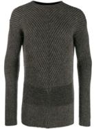 Rick Owens Ribbed Knit Sweater - Brown
