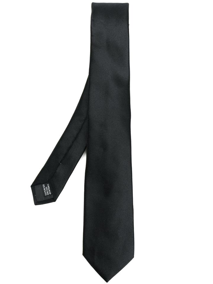 Lanvin Classic Satin Tie - Black