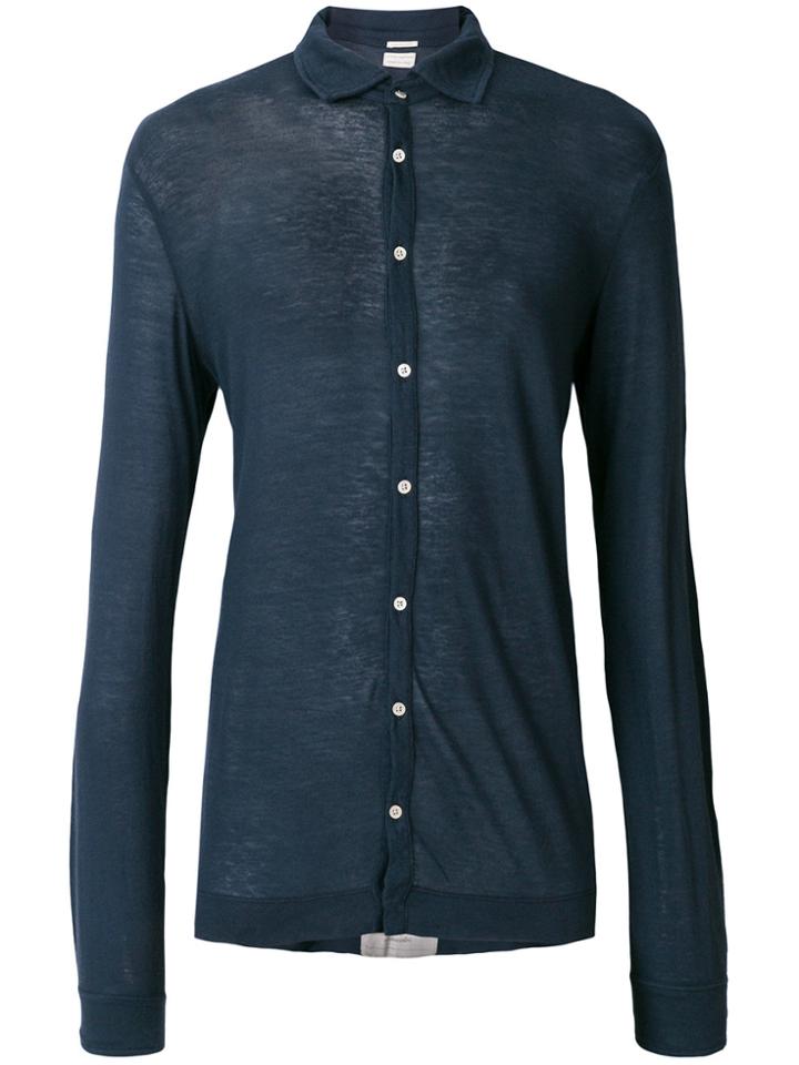 Massimo Alba Interlock Shirt - Blue