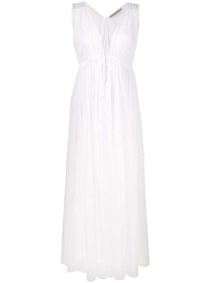 Three Graces - Stray Pleasures Sleeveless Maxi Dress - Women - Cotton - 6, White, Cotton