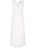 Three Graces - Stray Pleasures Sleeveless Maxi Dress - Women - Cotton - 6, White, Cotton