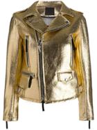 Giuseppe Zanotti Berlyn Biker Jacket - Gold