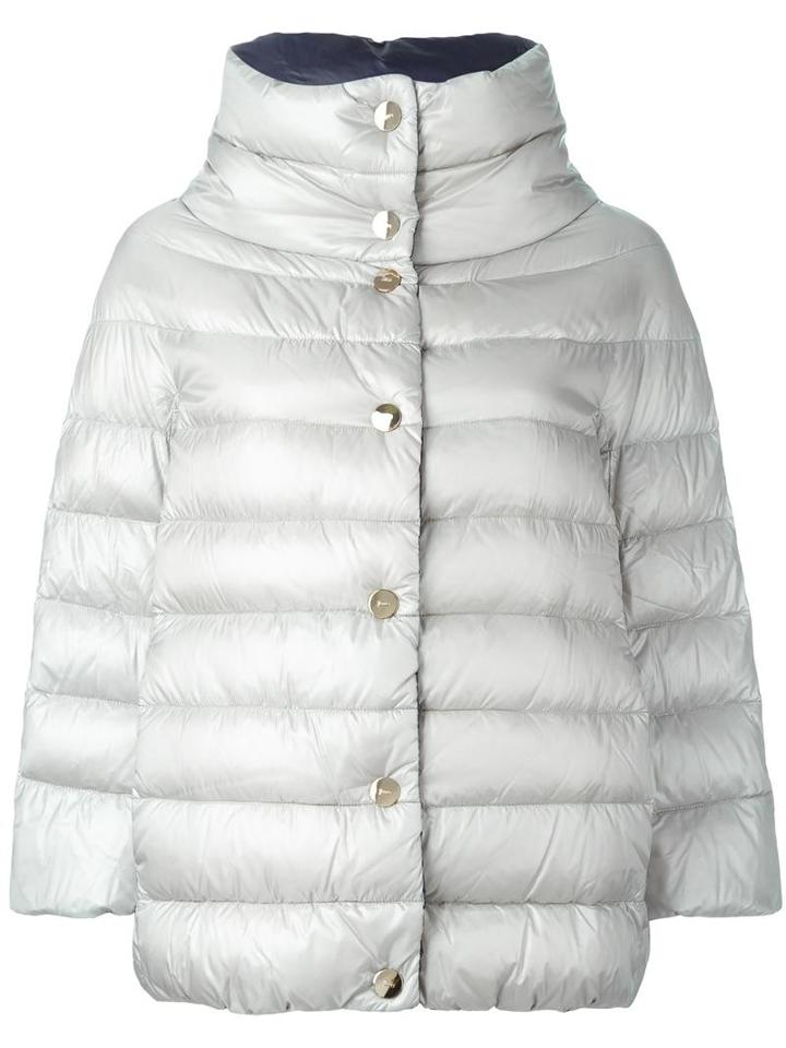 Herno Puffer Coat, Women's, Size: 46, Nude/neutrals, Polyamide/feather Down