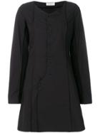 Lemaire Fitted Buttoned Dress - Black