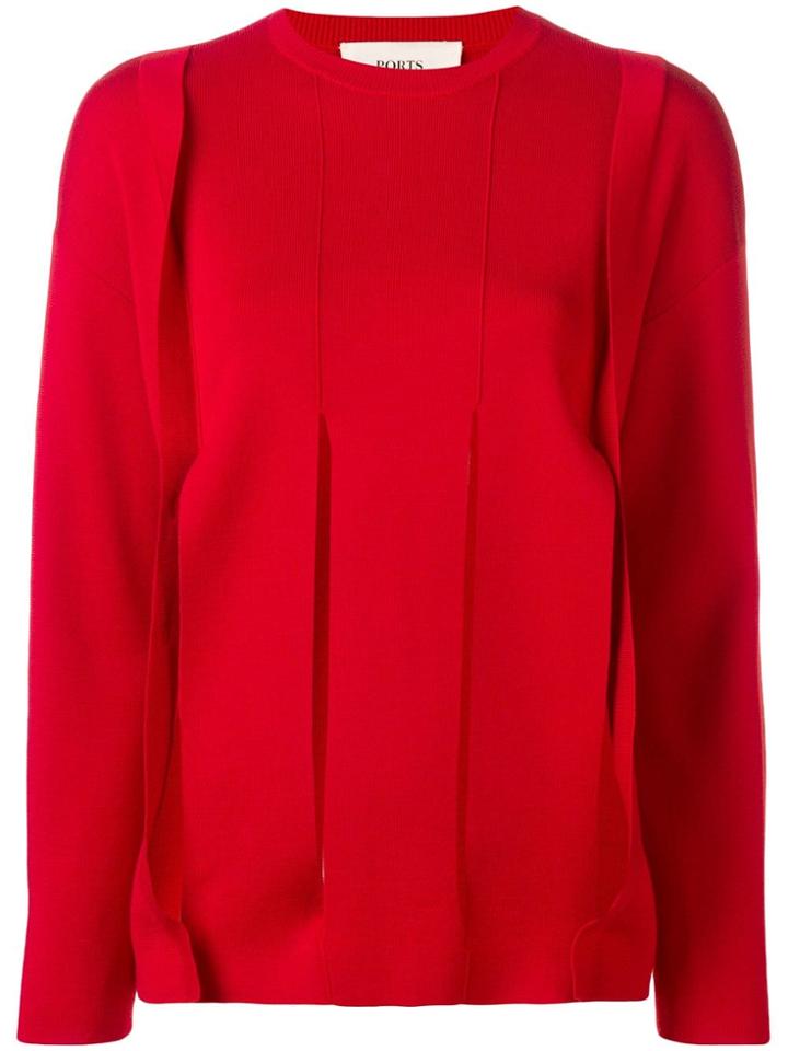 Ports 1961 Cut-out Detail Jumper - Red