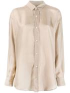 Katharine Hamnett London Nicola Silk Shirt - Neutrals