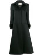 Fendi Shirt Collar Coat - Black
