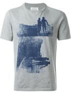 Maison Margiela Photo Print T-shirt, Men's, Size: 46, Grey, Cotton