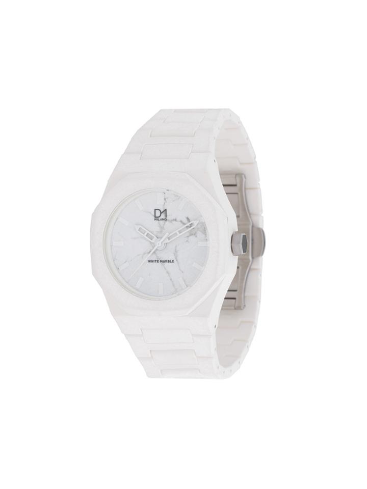 D1 Milano Marble Watch - White