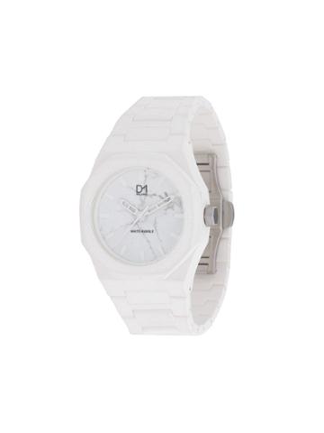 D1 Milano Marble Watch - White