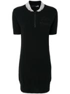 Love Moschino Embroidered Sequin Dress - Black