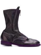 Guidi Zip Boots - Pink & Purple