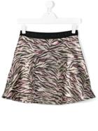 Kenzo Kids Tiger Print Mini Skirt - Pink & Purple