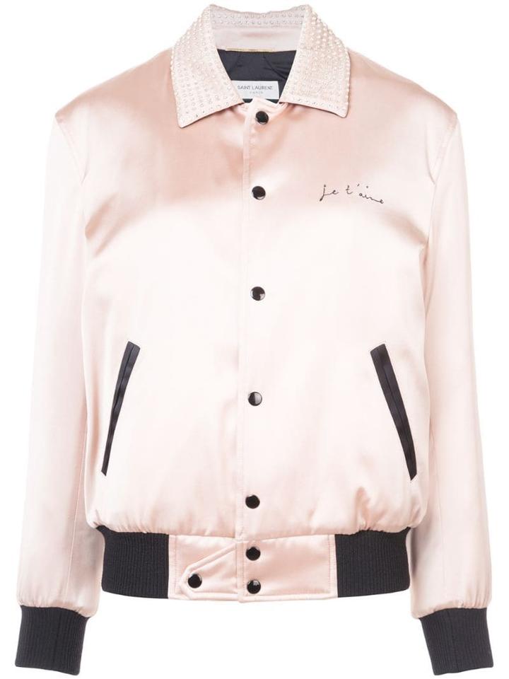 Saint Laurent Je T'aime Teddy Jacket - Pink