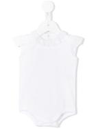 Il Gufo - Ruffle Trim Body - Kids - Cotton/spandex/elastane - 6 Mth, White