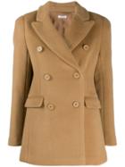 P.a.r.o.s.h. Double Breasted Coat - Neutrals