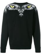 Marcelo Burlon County Of Milan Eye And Wing Sweatshirt - Black