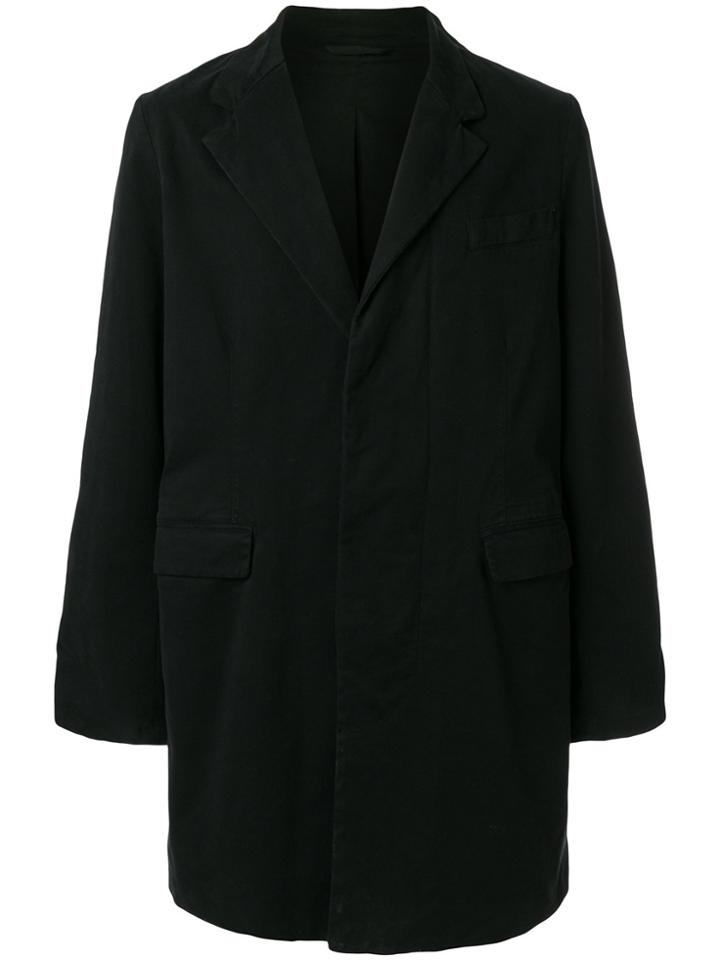 Ann Demeulemeester Grise Single-breasted Coat - Black