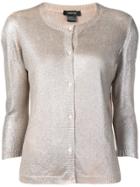 Avant Toi Glitter Effect Cardigan - Neutrals