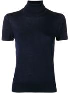 Chloé Turtle Neck Knit T-shirt - Blue