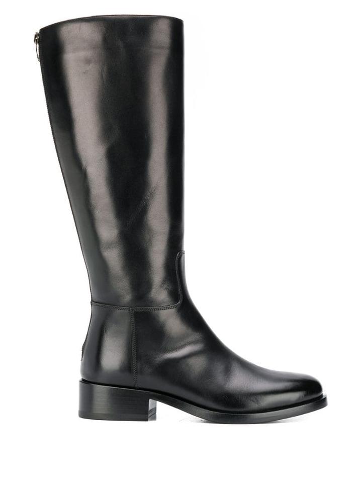 Vittorio Virgili Calf Length Boots - Black