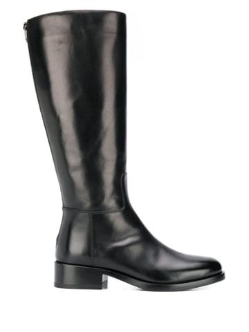 Vittorio Virgili Calf Length Boots - Black