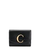 Chloé Chloé C Mini Trifold Wallet - Black