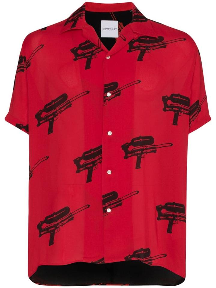 Nasaseasons Water-blaster Print Shirt - Red