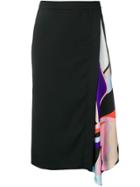 Emilio Pucci Vallauris-print Insert Skirt - Black