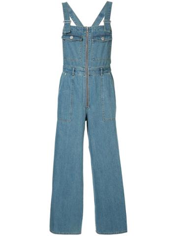 Sea Denim Dungarees - Blue