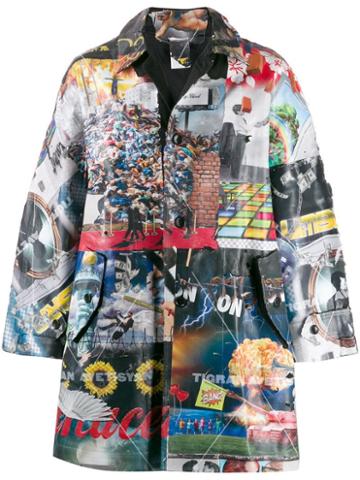 Tigran Avetisyan Printed Raincoat - Black