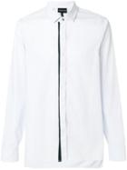 Emporio Armani Concealed Fastening Longsleeved Shirt - White