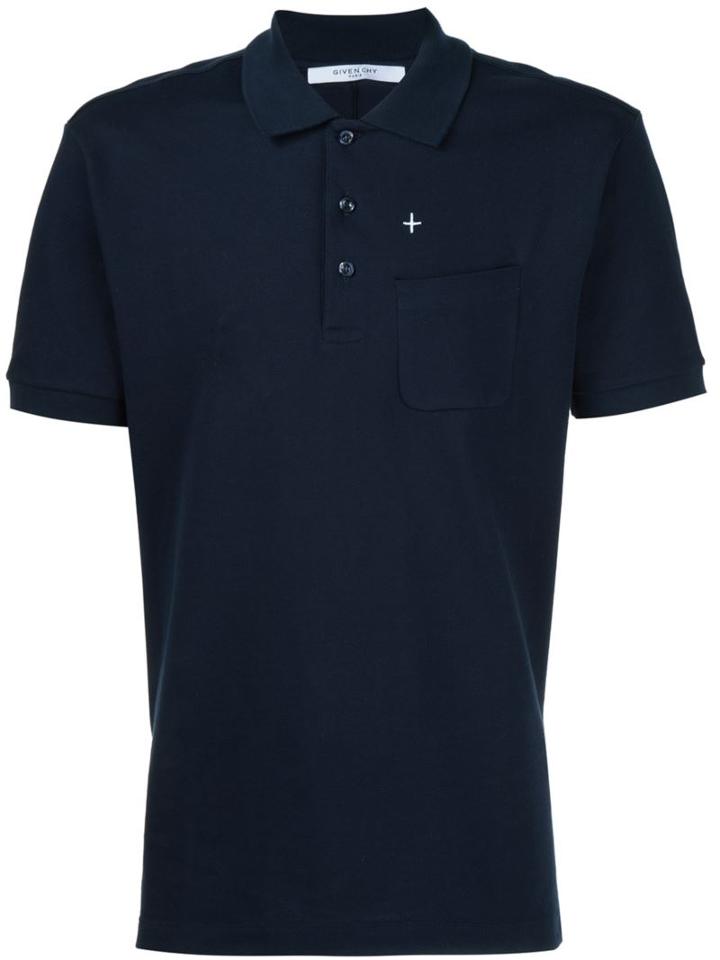 Givenchy Cross Embroidered Polo Shirt