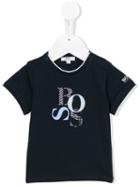 Boss Kids - Logo Print T-shirt - Kids - Cotton - 1 Mth, Newborn Boy's, Blue