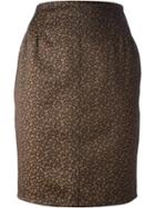 Jean Paul Gaultier Vintage Pencil Skirt - Brown