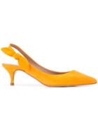 Tabitha Simmons Slingback Mules - Orange