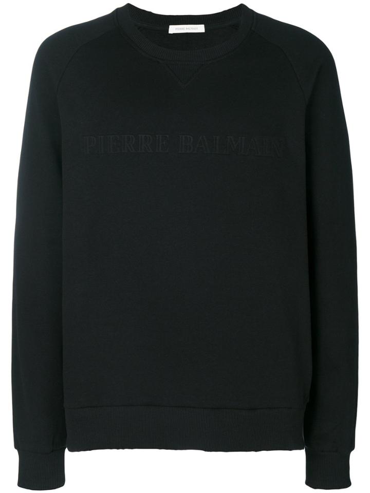 Pierre Balmain Crew Neck Sweater - Black